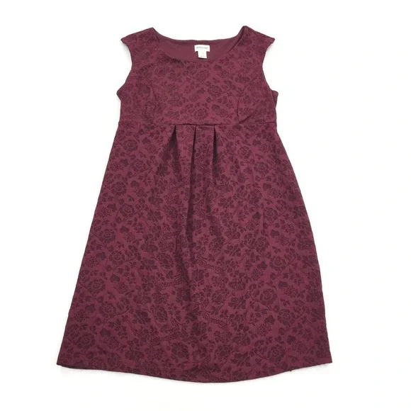 motherhood maternity red dress Burgundy Edit